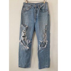 AGOLDE 90's Mid Rise Loose Jeans in Major